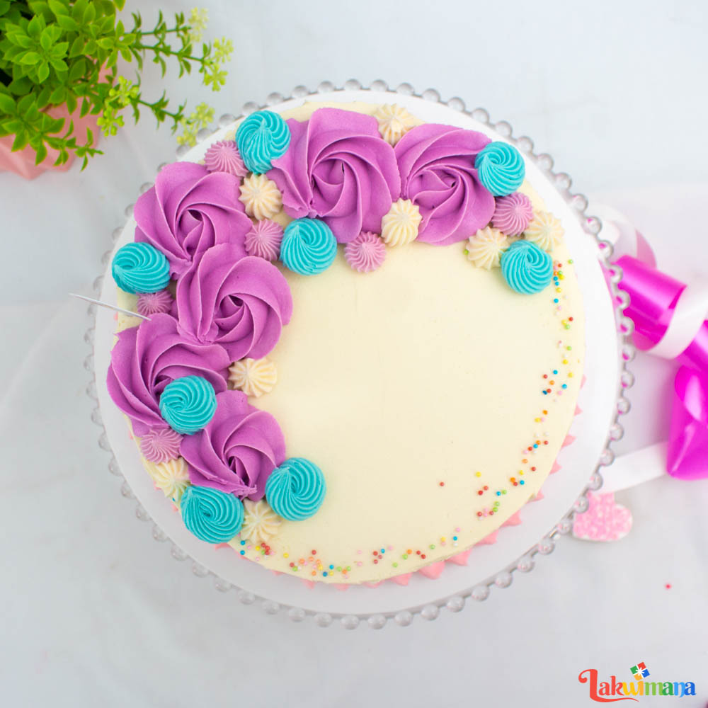 Floral Buttercream Cake 1kg